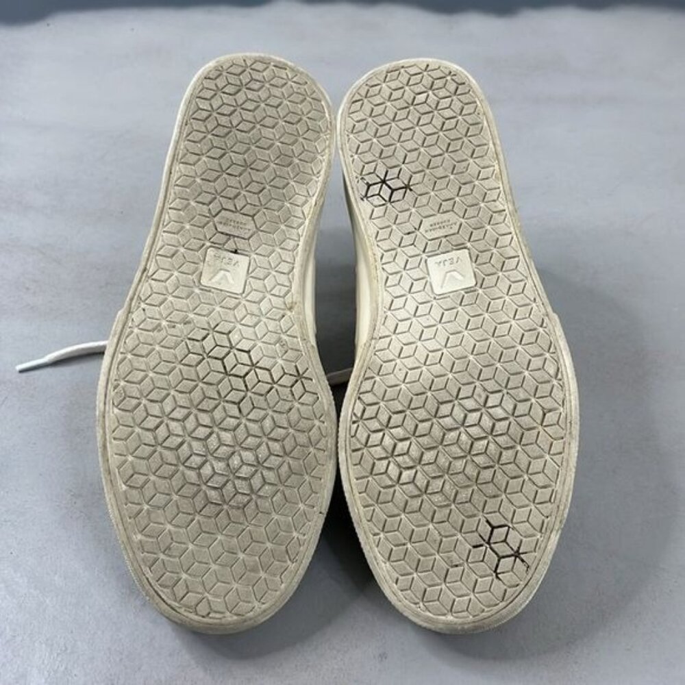 VEJA Logo Campo Leather Pink V Sneakers - Picture 7 of 15